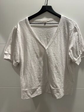 Mododoc white short sleeve large top
